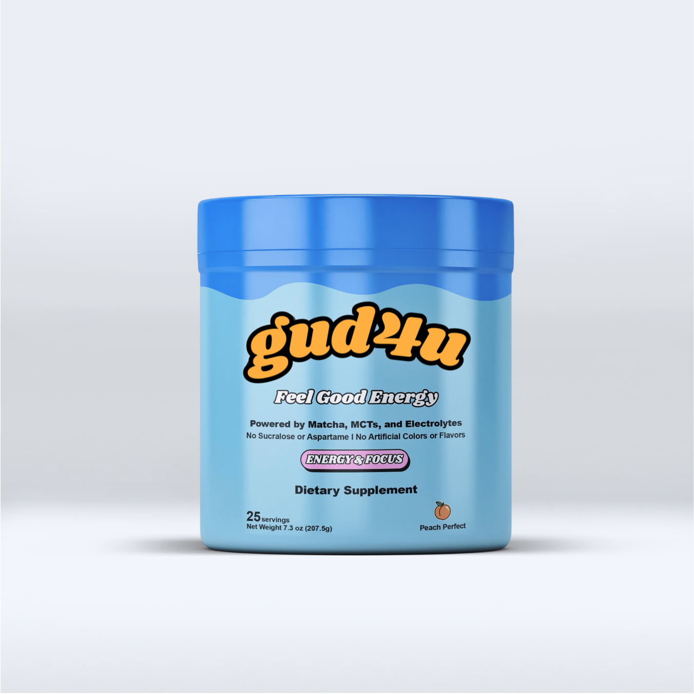 Gud4u - Powder Energy Mix - Matcha, MCTs & Electrolytes
