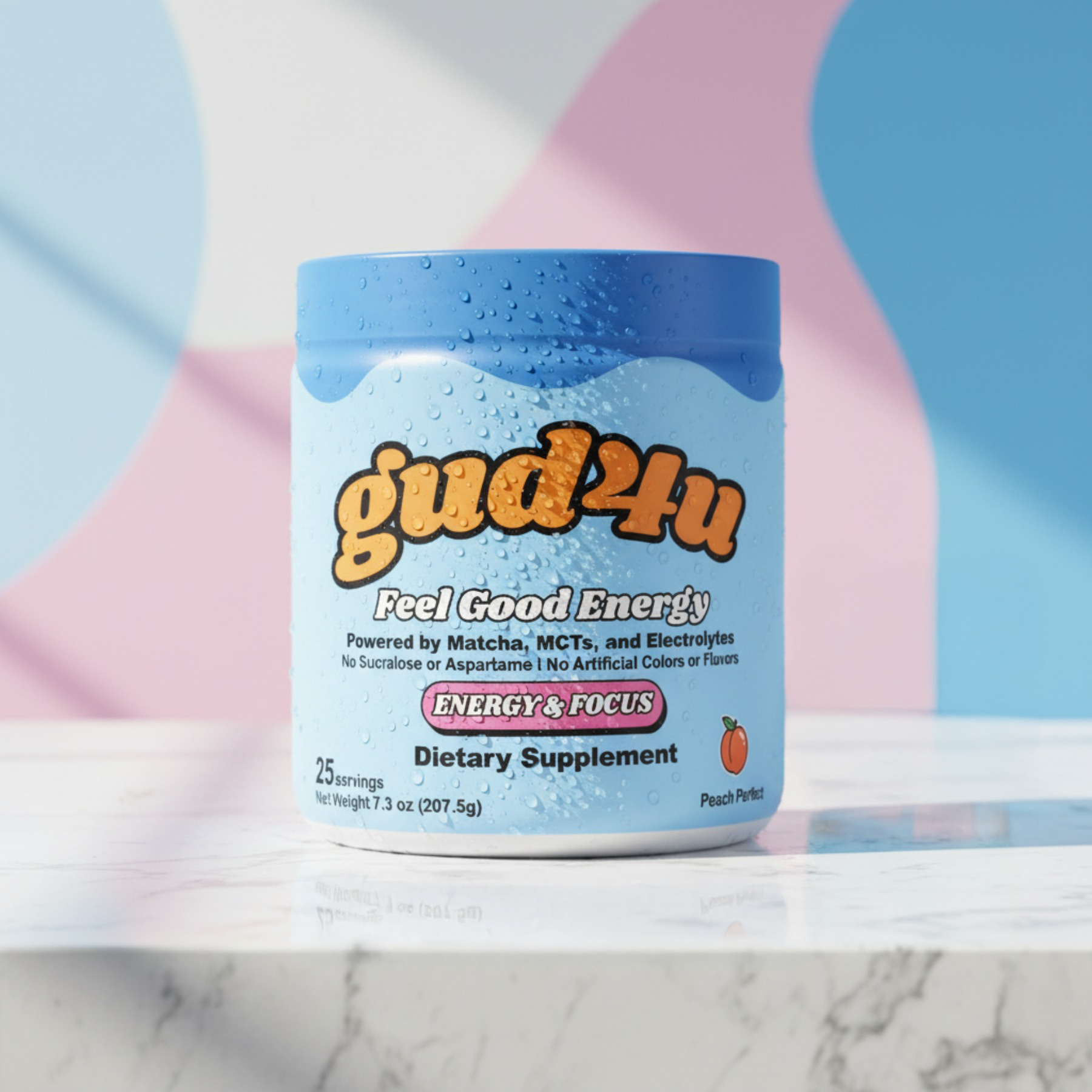 Gud4u - Energy Supplement - Matcha, MCTs & Electrolytes