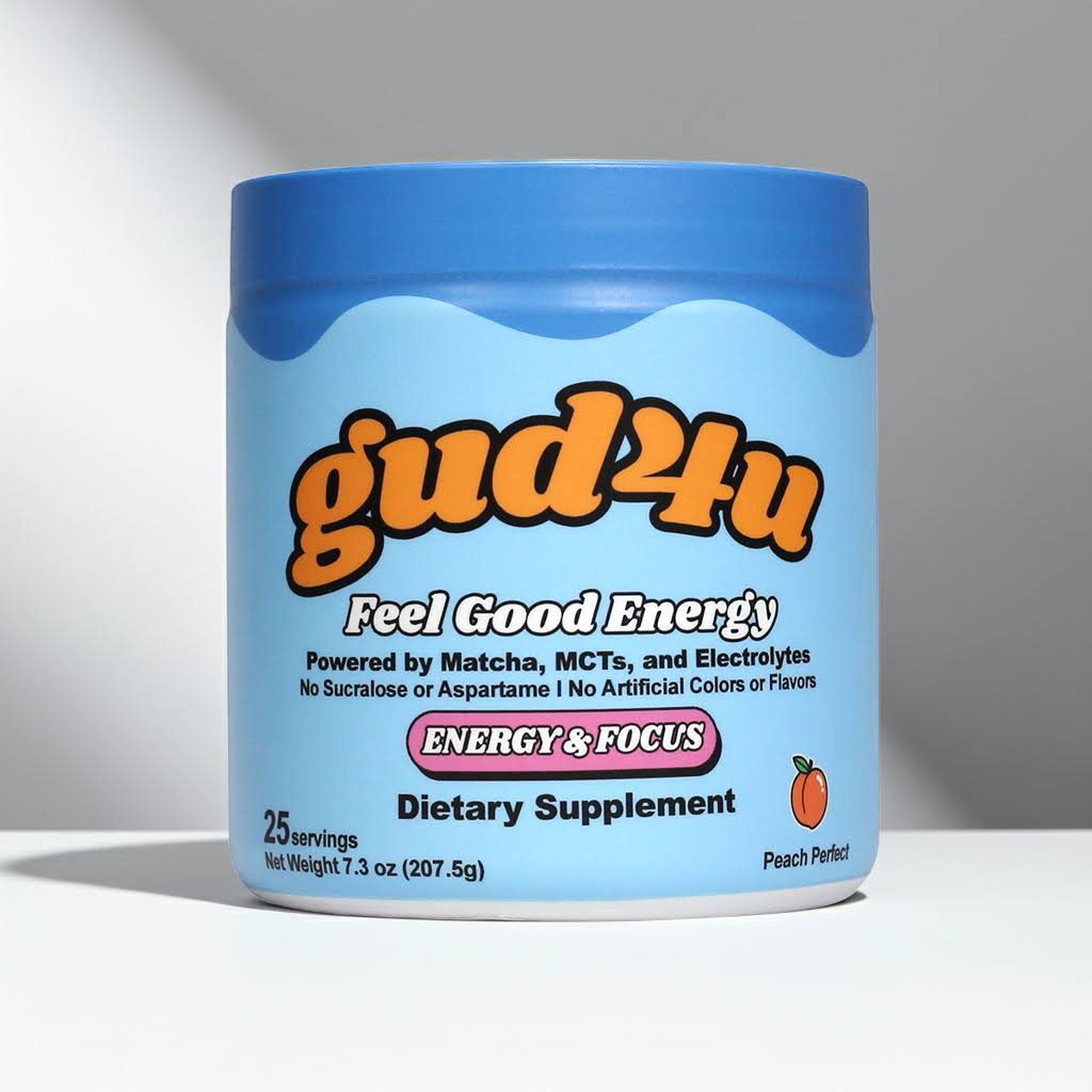 Gud4u - Energy Supplement - Matcha, MCTs & Electrolytes
